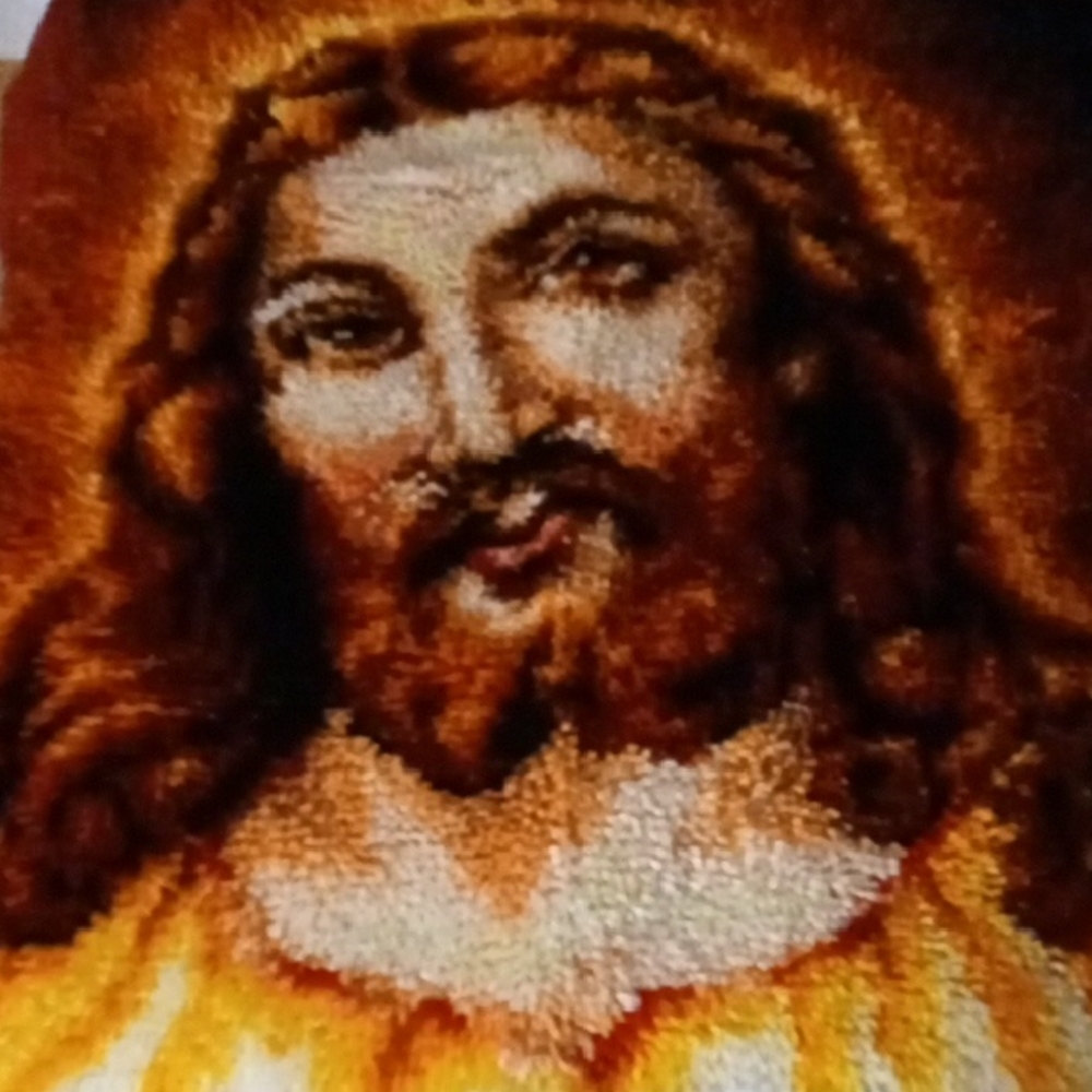 Religious Tapestry with Jesus Design